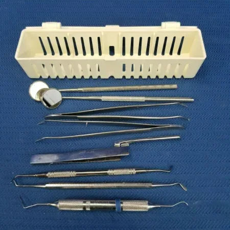 Steri-Container Cassette with 8 Dental Instruments image 0