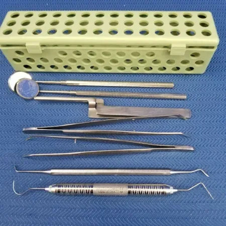 Steri-Container Cassette with 7 Dental Instruments image 0
