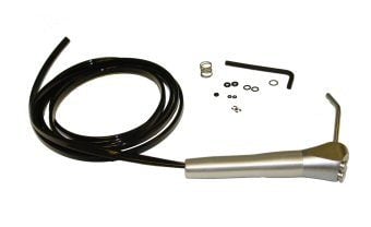 DCI Quick Clean Standard Dental Air Water Syringe Kit with Black Straight Tubing image 0
