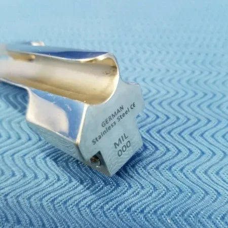 Miller Laryngoscope Stainless Steel Blade #000 image 3