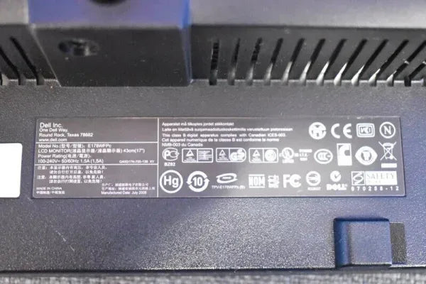 Dell LCD Monitor E178WFPC image 5
