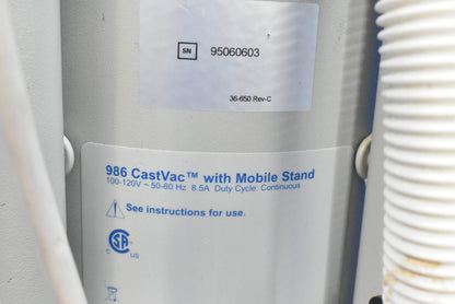 Stryker 986 CastVac with Mobile Stand image 3