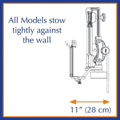 ICW ELP5220-WT-KUB Paralink Elite Double Arm LCD Wall Mount w Bent Keyboard Tray image 2