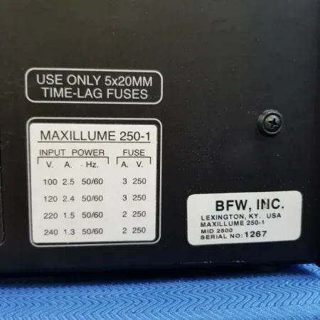 BFW Maxillume 250-1 Light Source image 3