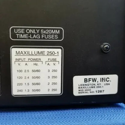 BFW Maxillume 250-1 Light Source image 3