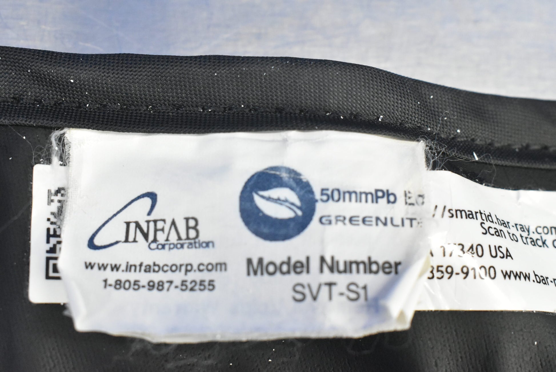 Visor Style Thyroid Collar Lead Apron  SVT S1 image 1
