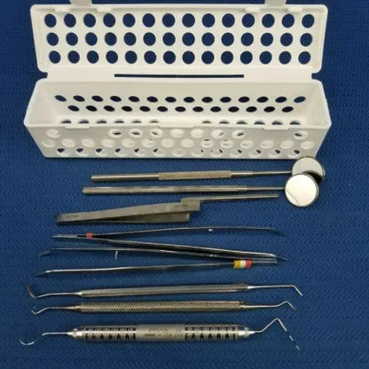Steri-Container Cassette with 8 Dental Instruments image 0