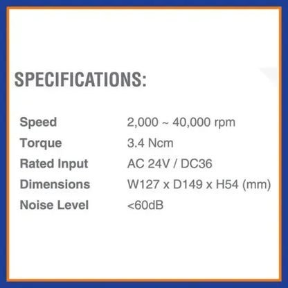 Beyes Maxso E600 Built-In Electric Micromotor System MT6002 Model M600B - Dental Equipment Store