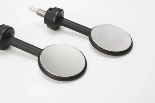 Over Molded Internal Electrode Paddles, 1.6" (4.0 cm) Dia. By 4.5" (11.4 cm) Short Pair, Pediatric image 0