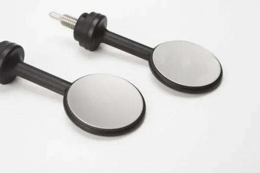 Over Molded Internal Electrode Paddles, 1.6" (4.0 cm) Dia. By 4.5" (11.4 cm) Short Pair, Pediatric image 0