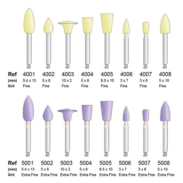 12-Piece Diamond & Rubber Polishing Kit image 2