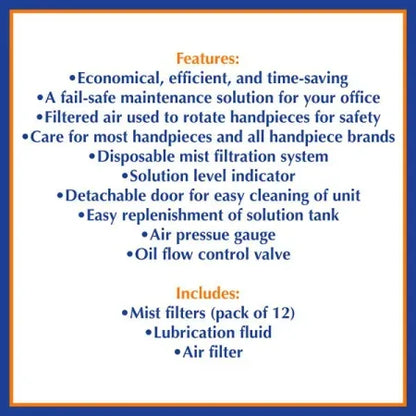 TPC Dental Handpiece Cleaning and Lubrication System H6000 image 1