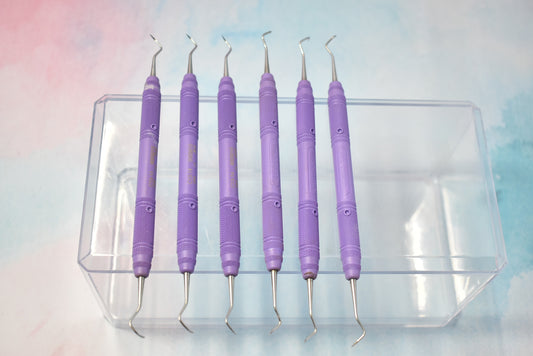 Set of 6 Henry Schein Scalers - (3) 204S Scalers / (3) C13-14 Scalers image 0