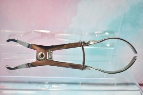 Tudor Stainless Steel Dental Rubber Dam Forceps image 4
