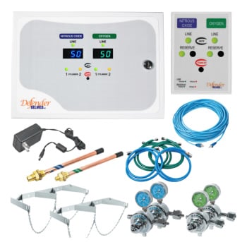 Belmed Defender Automatic Changeover Manifold N20/O2 System with Pre-Install Kit A100 image 0