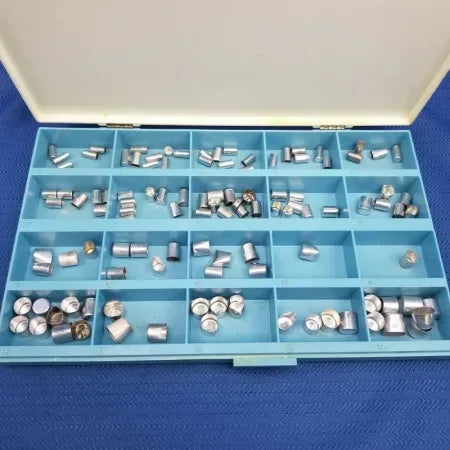 Ion Silver-Tin Shell Non-Galvanic Crowns 112 Pieces
