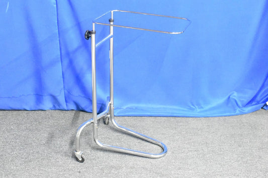 Mayo Stand Mobile Medical Dental Instrument Cart, Adjustable Height