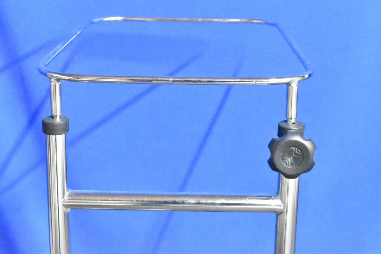 Mayo Stand Mobile Medical Dental Instrument Cart, Adjustable Height