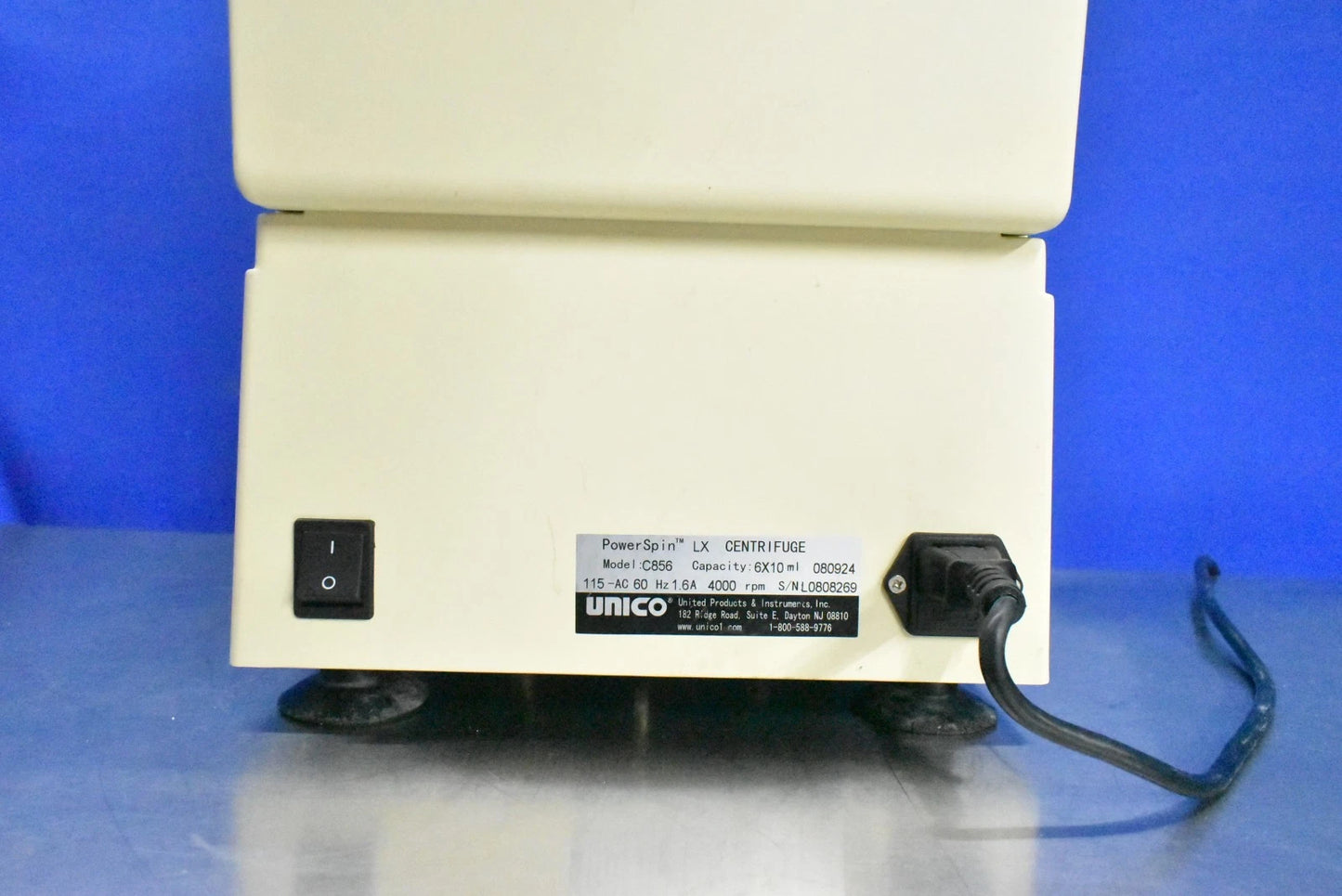 Unico Powerspin LX Centrifuge Model C856